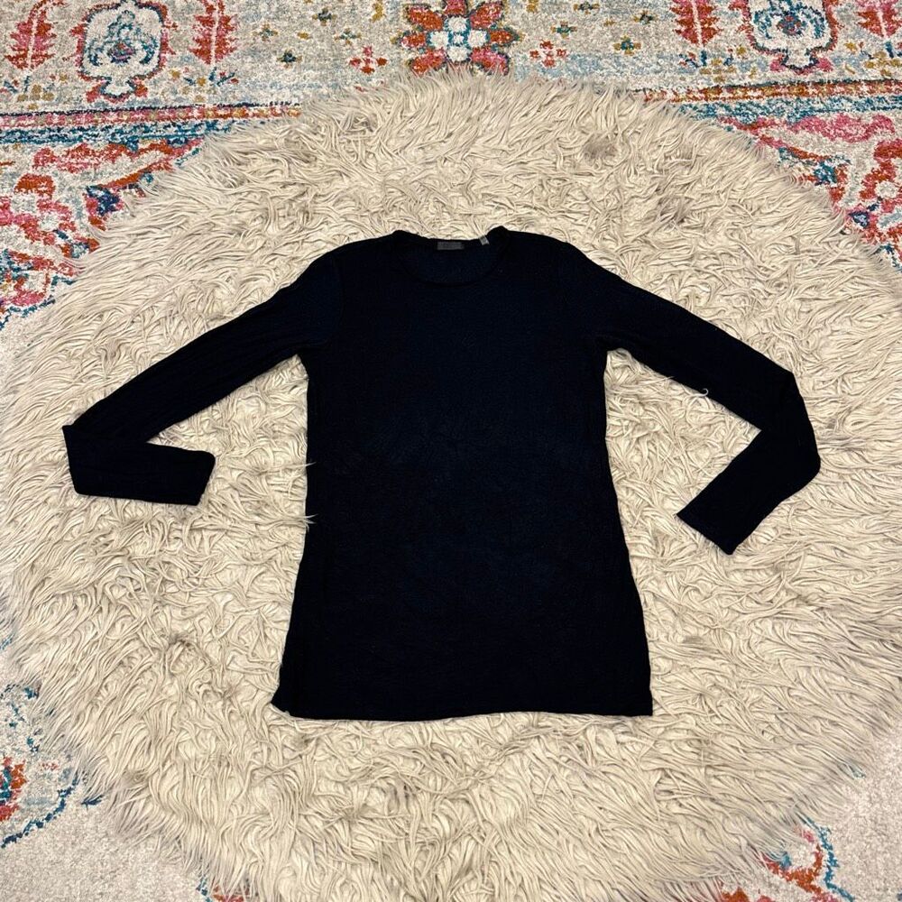 ATM black long sleeve top size large